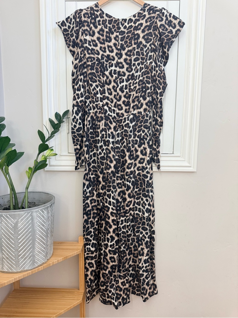 Farm Rio Leopard Midi Dress - Size Small - Picture 7 of 8